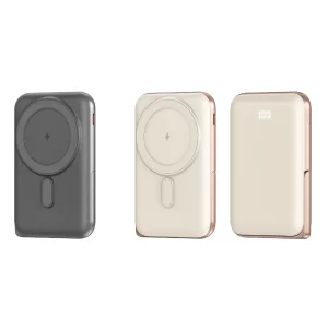 Power Bank Magnética 10000 mAh IGOMA 20 W carga rápida USB con soporte - Imagen 9