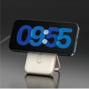 Power Bank Magnética 10000 mAh IGOMA 20 W carga rápida USB con soporte - Imagen 13